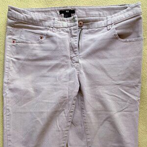 H&M Ecru Skinny Jeans Size 6